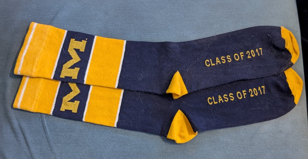 Class of 2017 socks